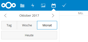 Kalender ansicht